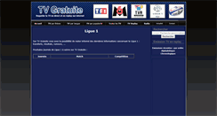 Desktop Screenshot of ligue1.tv-gratuite.com