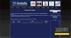 Desktop Screenshot of coupedelaligue.tv-gratuite.com